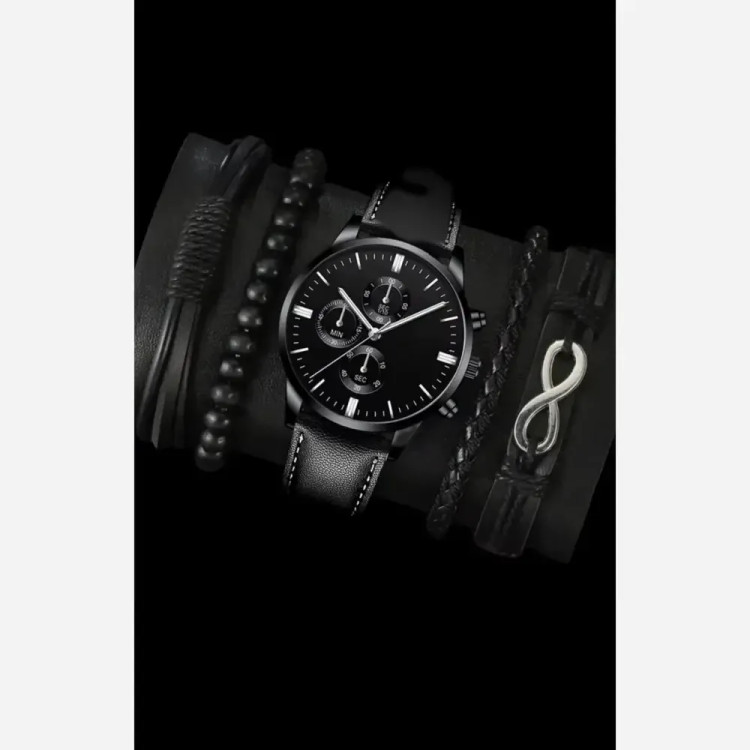 ست ساعت و دستبند مردانه و زنانه آلیاژ وارداتی و فوم