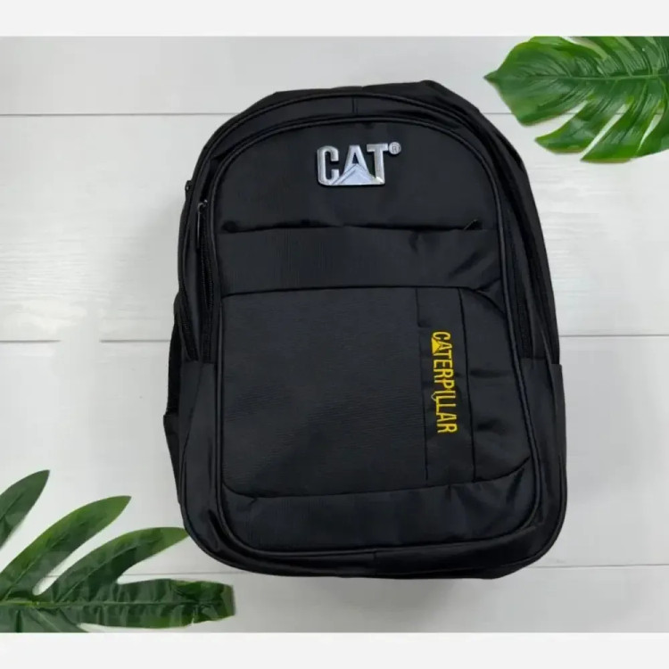 کوله پشتی دبیرستانی برزنتی درجه یک با جای لپ تاپ و دو جیب قمقمه در رنگبندی FILA و CAT