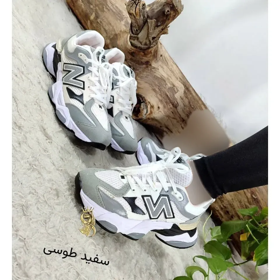 کتونی طبی لژدار ست زن و مرد مدل نیوبالانس 9060 رویه راشل و سوئیت
