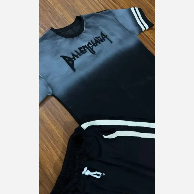 ست مردانه نوار کنفی مشکی جنس پنبه گلکسی گرم بالا سایز 2XL تا 4XL