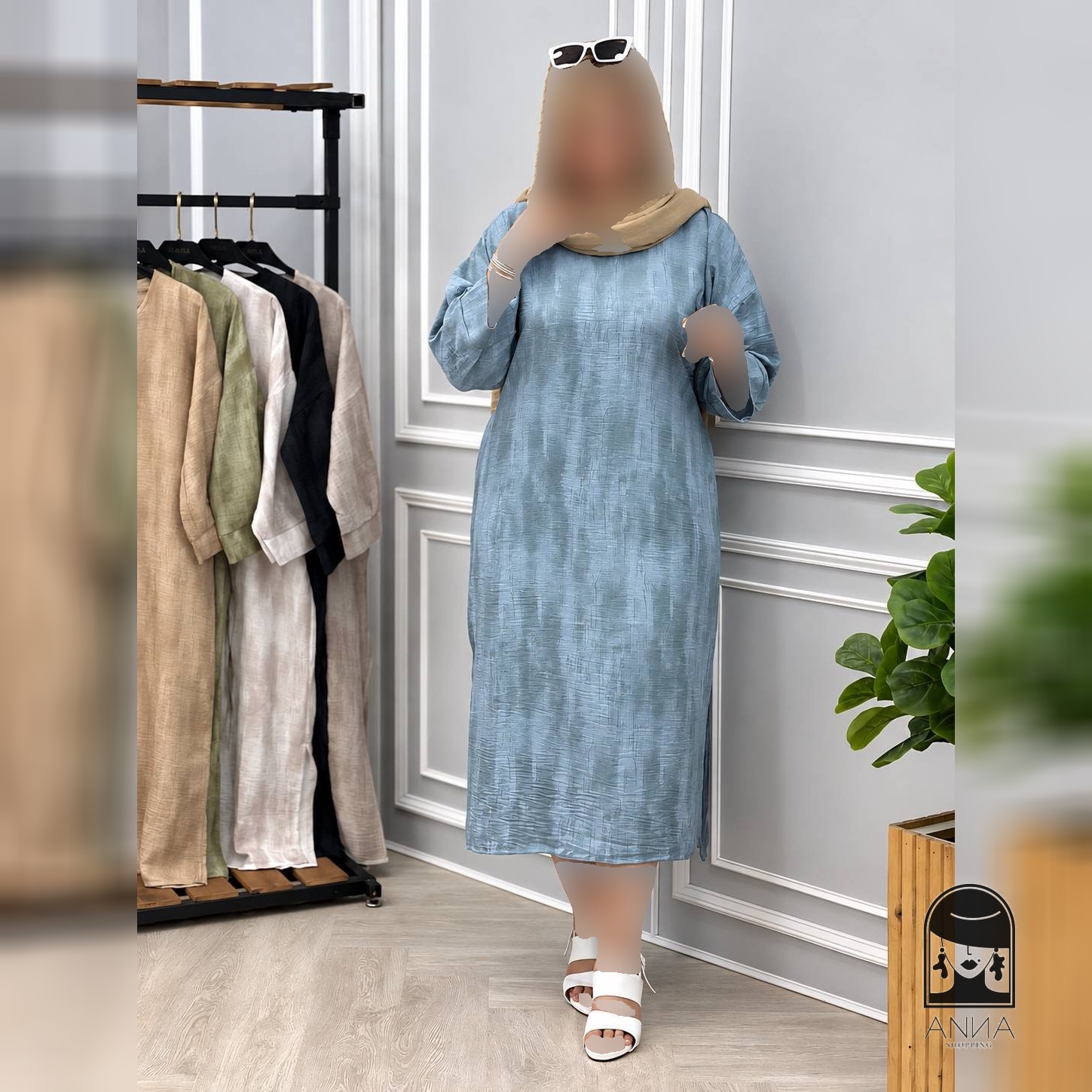 کفتان مدل گازوییلی ماز جنس ابروبادی طرح گازوییلی فری سایز ۳۶تا۴۶