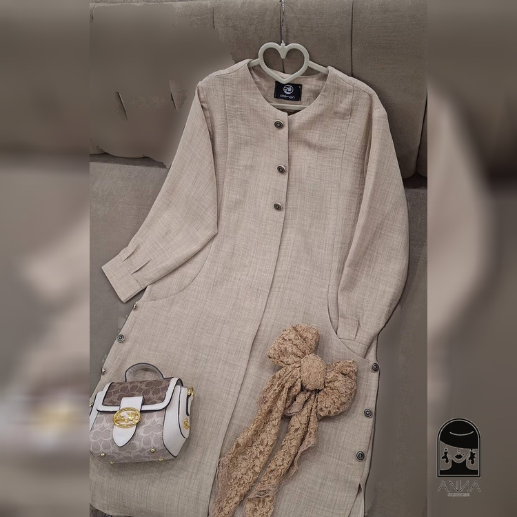 پوشاک زنانه مدل میلا جنس شانتون ژاکارد سایز ۱ تا ۲