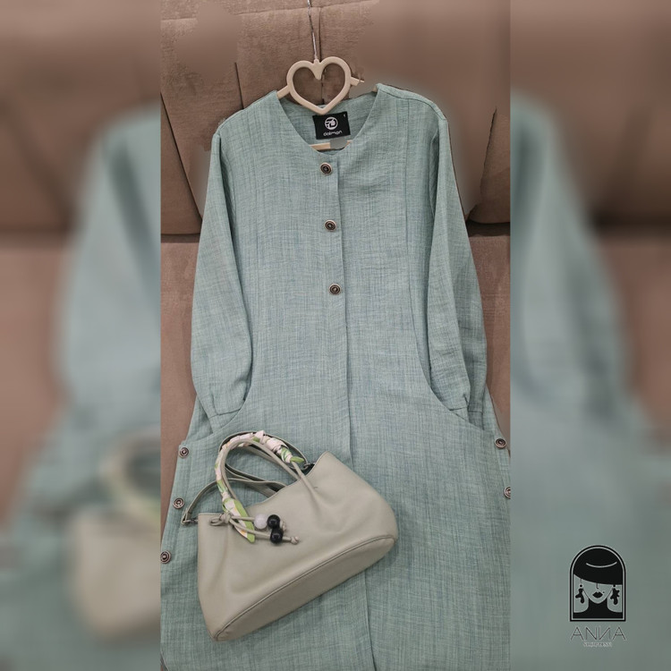 پوشاک زنانه مدل میلا جنس شانتون ژاکارد سایز ۱ تا ۲