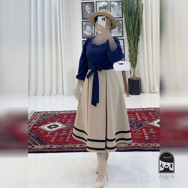 پیراهن زنانه مدل مازراتی رویا جنس مازراتی فری سایز 106 تا 48