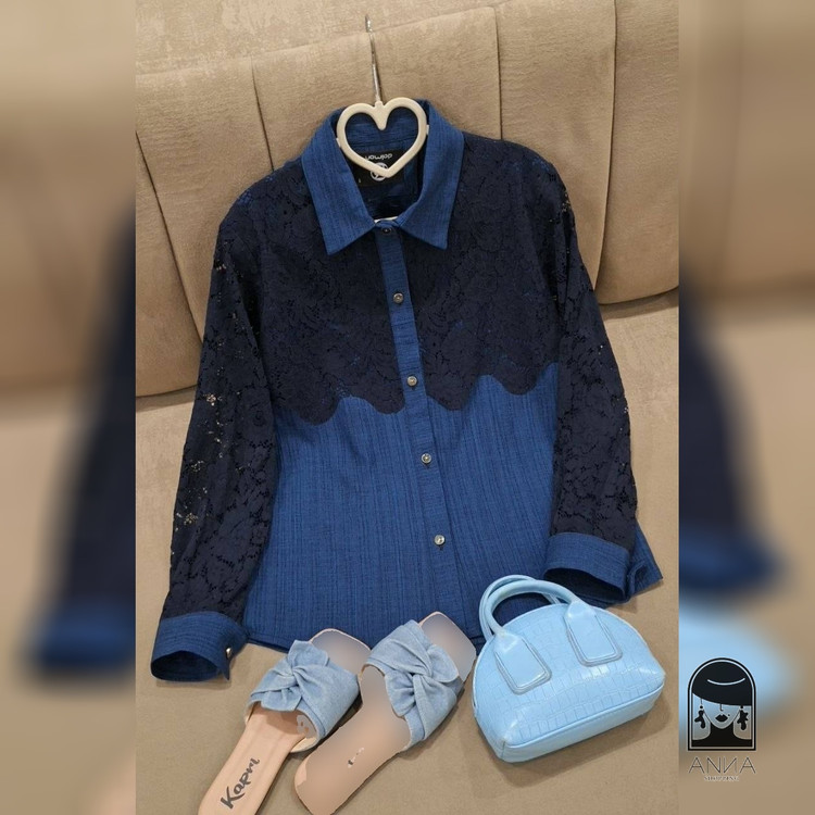 پوشاک زنانه مدل مرینا جنس توکی سایز قابل استفاده برای ابعاد ۳۶ تا ۵۸