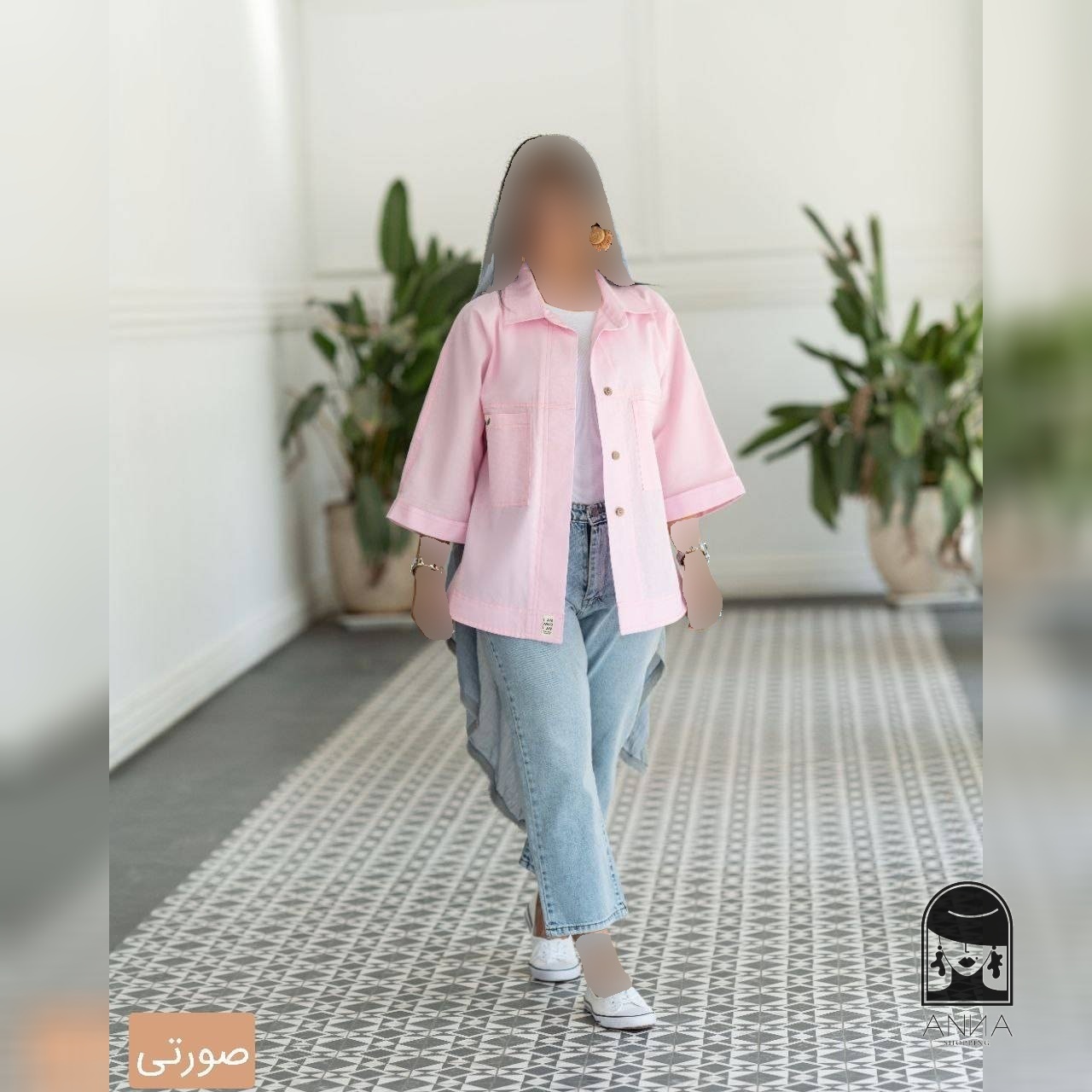 پوشاک زنانه مدل لارا جنس لینن فری سایز ۳۶ تا ۵۰