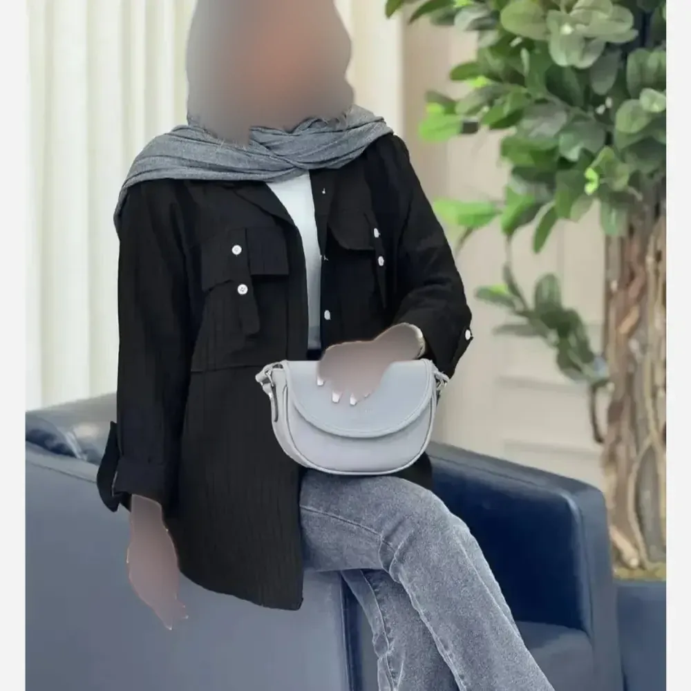 شومیز جیب صلیبی سوپرایوا فری سایز
