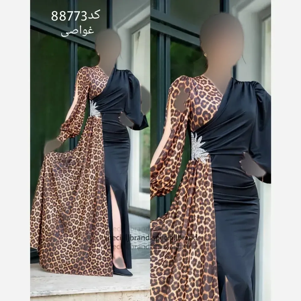 ماکسی مجلسی پریاس جنس غواصی و کرپ کش سایز 40 تا 48