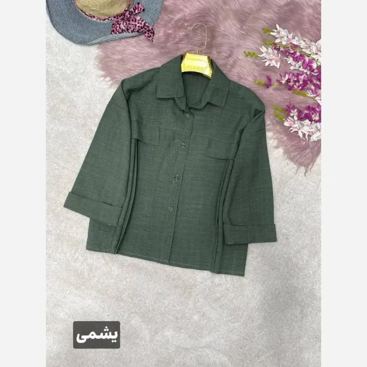 شومیز عروسکی یگانه شانتون فری سایز 38 تا 46 در رنگبندی متنوع