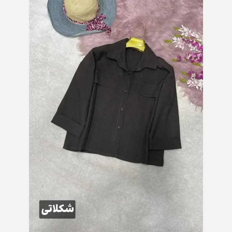 شومیز عروسکی یگانه شانتون فری سایز 38 تا 46 در رنگبندی متنوع