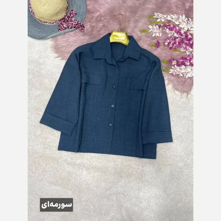 شومیز عروسکی یگانه شانتون فری سایز 38 تا 46 در رنگبندی متنوع