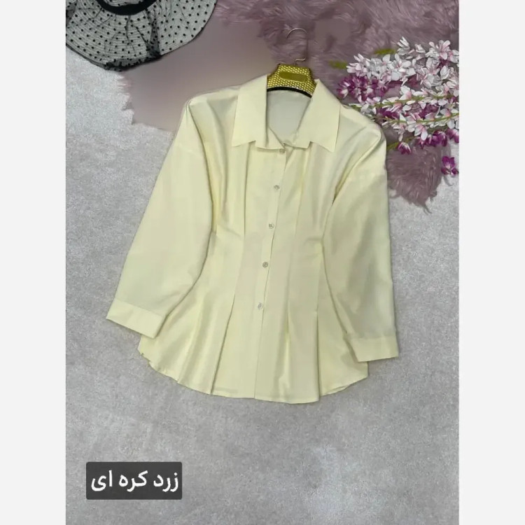 شومیز عروسکی ملون جنس پری خنک و سبک فری سایز
