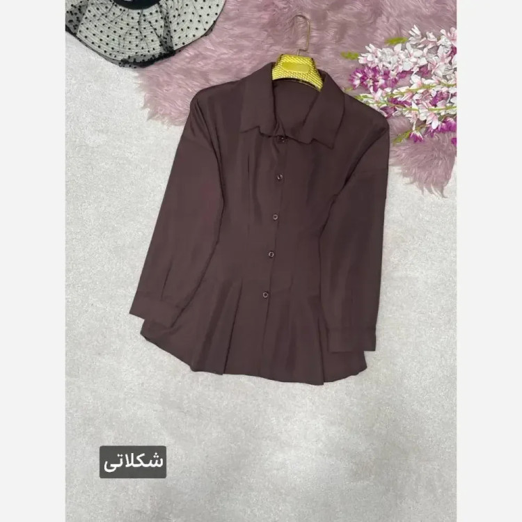 شومیز عروسکی ملون جنس پری خنک و سبک فری سایز