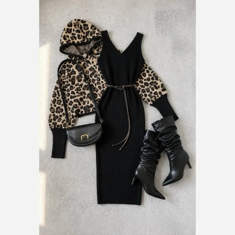 سارافون و پیراهن بافت زنانه مدل شیدا فری سایز تا 48