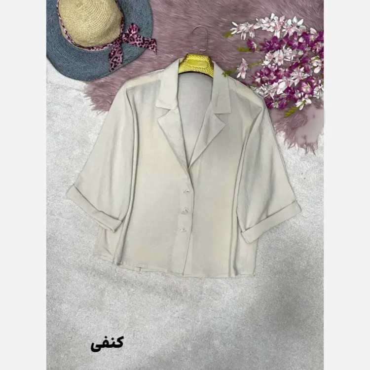 شومیز شانتون زنانه مدل کمند فری سایز
