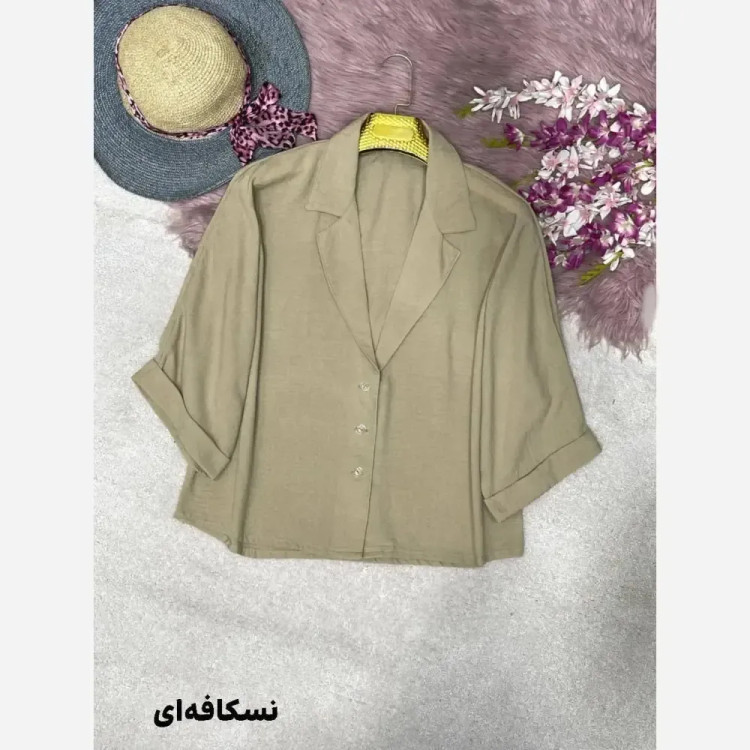 شومیز شانتون زنانه مدل کمند فری سایز