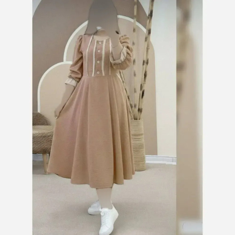 پیراهن زنانه شانتون مدل ژیلا فری سایز رنگ بندی متنوع
