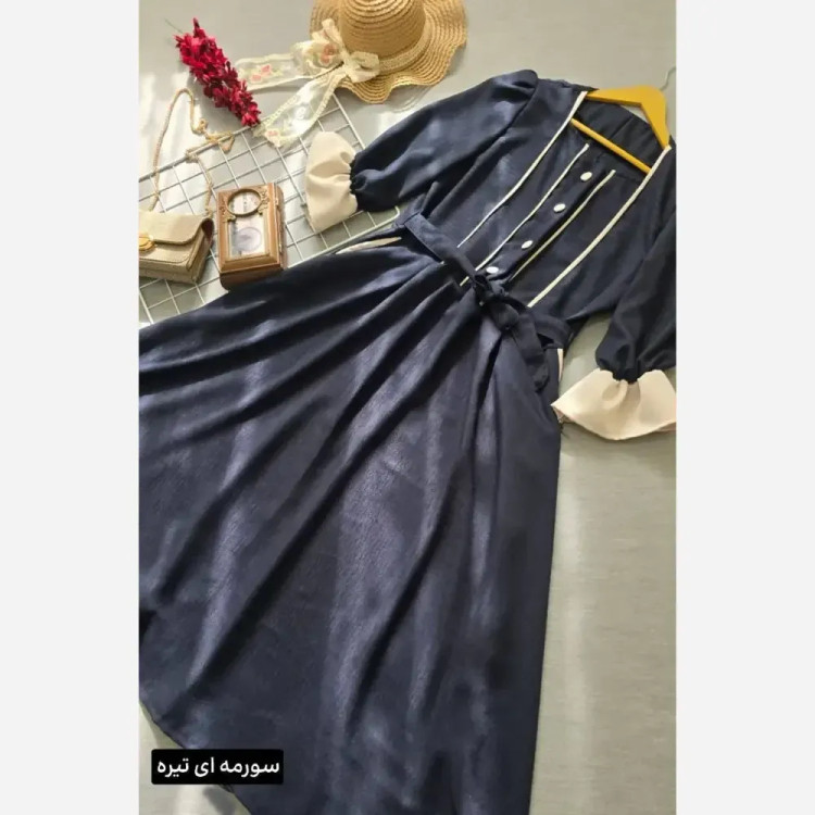 پیراهن زنانه شانتون مدل ژیلا فری سایز رنگ بندی متنوع