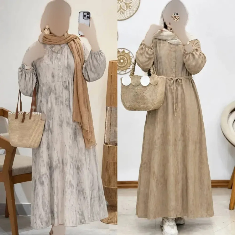 کفتان سایه جنس شانتون طرح گازوییلی فری سایز
