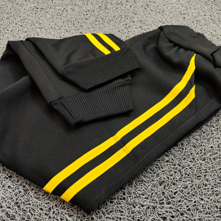 ست هودی و شلوار پسرانه مدل CK رنگ مشکی داخل کرک گرم پاییزه و زمستانه