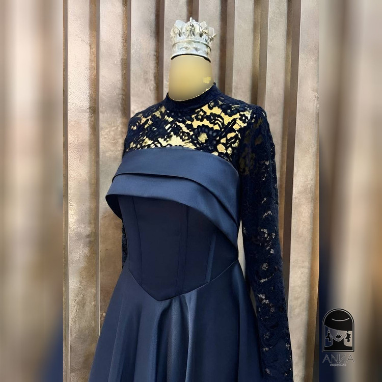 دامن زنانه مدل پوشاک جنس دانتل مخمل و دامن ساتن سایز ۲ تا ۵